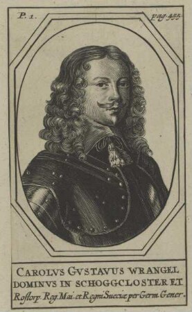 Bildnis des Carolvs Gvstavus Wrangel
