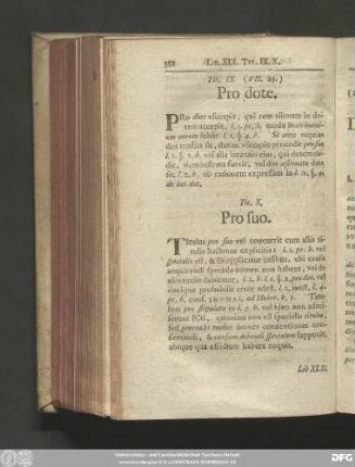Tit. IX. (VII. 28.) Pro dote.