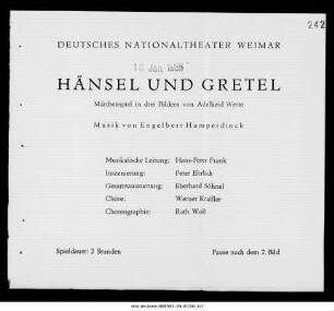 Hänsel und Gretel