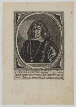 Bildnis des Maximilianus in Trautmansdorff et Weissenberg