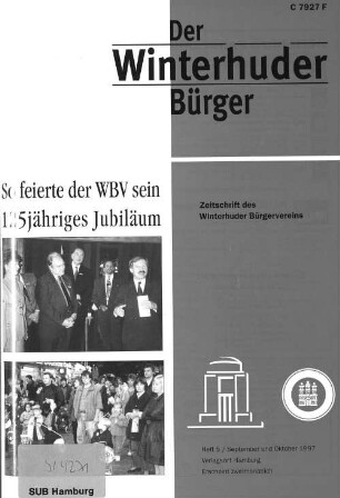 Heft 5 / September und Oktober 1997 : Zeitschrift des Winterhuder Bürgervereins