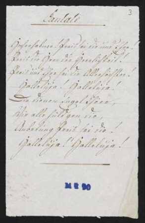 Kantate (Text)