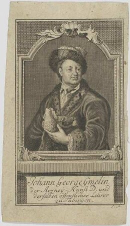 Bildnis des Johann George Gmelin