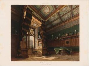 Villa Ravené, Berlin: Perspektivische Innenansicht Arbeitszimmer (aus: Architektonisches Skizzenbuch, H. 83/1, 1867)