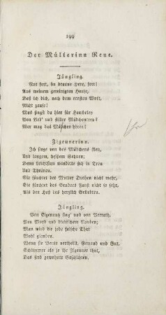 Der Müllerinn Reue.
