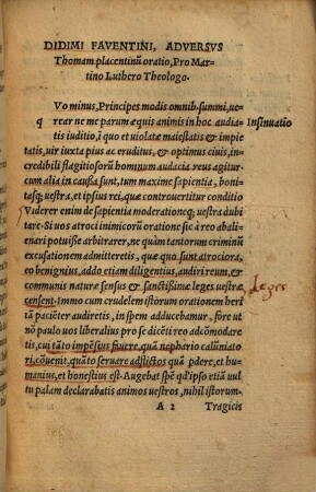 Adversvs Propositiones Leonardi Marstalleri Ingolstadiensis Confutatio Theobaldi Billicani, Ecclesiastae