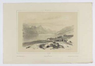 Berglandschaft mit See, Blatt 38 der Folge "Landschaftsstudien"