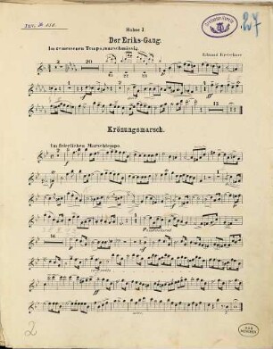 Eriksgang und Krönungsmarsch aus der Oper "Die Folkunger"
