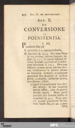 Art. X. De Conversione Et Poenitentia.