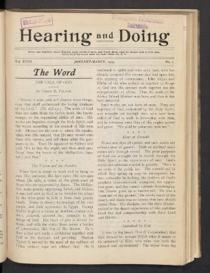 January-March, 1913. No. 1