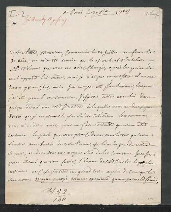 [Brief von Étienne Lauréault de Foncemagne an François-Joseph Terrasse Desbillons]