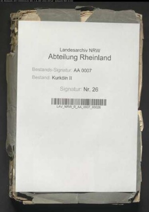 Verhandlungen betreffend Tod und Begräbnis Erzbischof Maximilians Heinrich