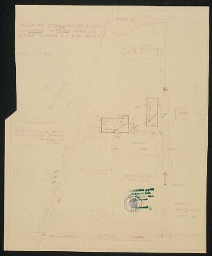 Zweifamilienhaus Lucie Dorfmann und Emil Wolle, Kolberg: Lageplan M 1:500