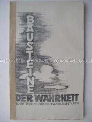 Hektografierte Schrift "Bausteine der Wahrheit" aus einem britischen Lager für deutsche Kriegsgefangene in Ägypten