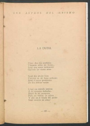 La duda