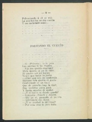 Formando el cuento