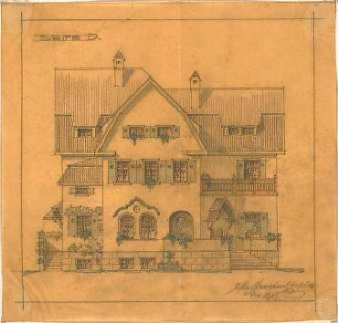 Reiffenstuel, Carl; Wohnhaus - Seite D (Ansicht)