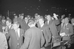 Schlußkundgebung der CDU zur Landtagswahl Baden-Württemberg 1968 in der Schwarzwaldhalle.