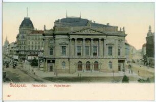 Budapest. Volkstheater in der Josephstadt : Budapest. Volkstheater (1875; Ferdinand Fellner der Jüngere) in der Josephstadt