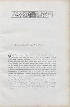 Augustus Gaudentius legentibus salutem