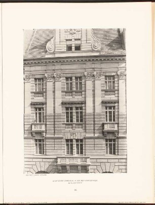 Städtisches Wohnhaus in der Dennewitzstraße, Berlin: Detail (aus: Neubauten der Stadt Berlin, Bd. I, 1902)