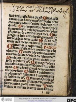 Psalmus XCV