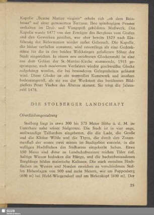 Die Stolberger Landschaft