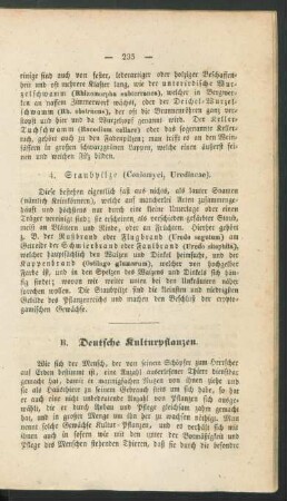 B. Deutsche Kulturpflanzen.