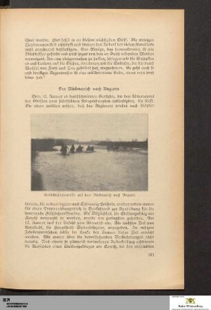 Der Rückmarsch nach Ungarn