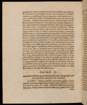 Caput II. Sententia orthodoxa proponitur, explicatur ...