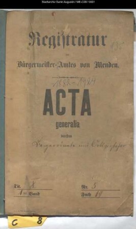 Ernennung, Dienstführung und Entlassung von Beigeordneten und Ortsvorstehern - generalia -
