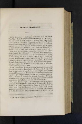 Guyane Francaise.