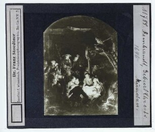 Rembrandt, Anbetung der Hirten (München AP 393)