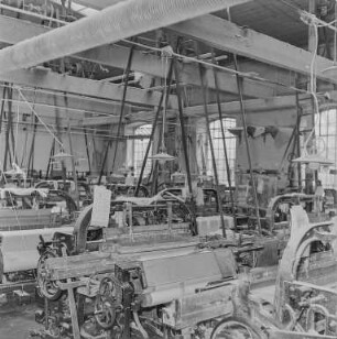Baumwollweberei : Baumwollweberei. Industriehalle