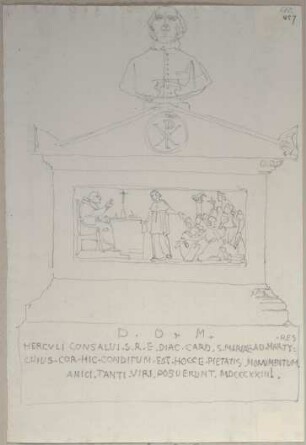 Grabmonument des Kardinals Ercole Consalvi im Pantheon