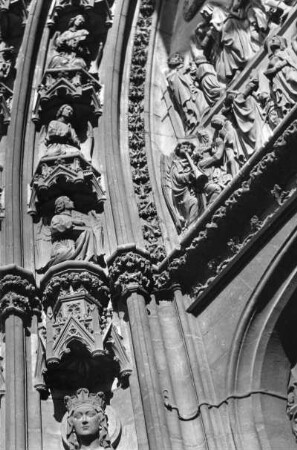 Westportal der Liebfrauenkathedrale, Antwerpen, Flandern, Belgien