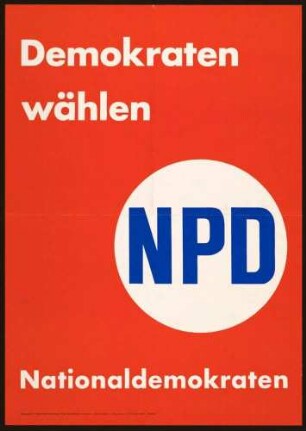 NPD, Landtagswahl 1968