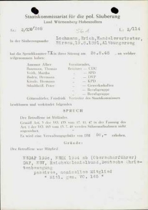 Lochmann, Erich