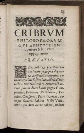 Praefatio.