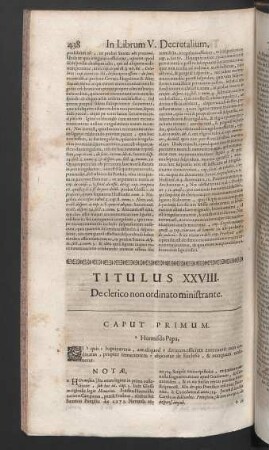 Titulus XXVIII.