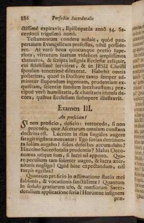 886-888, Examen III