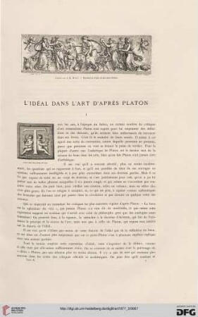 3: L' idéal dans l'art d'après Platon, [1]