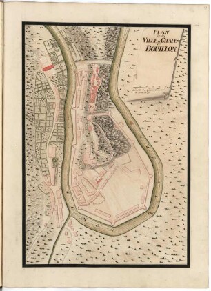 Plan de la Ville et Chateau de Bouillon