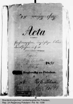 Pressevergehen, Bekämpfung des Vertriebs unzüchtiger Bilder, Bücher und Drucksachen. Allgemeines