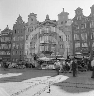 Bürgerhäuser am Langen Markt in Danzig