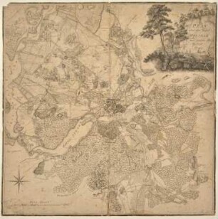 Plan von der Insel Potsdam