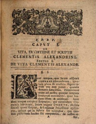 Dissertatio De Clemente Alexandrino Eivsqve Erroribvs