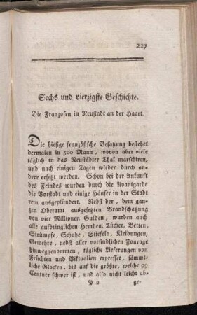 Sechs und vierzigste Geschichte - Fünfzigste Geschichte