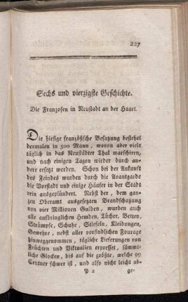 Sechs und vierzigste Geschichte - Fünfzigste Geschichte
