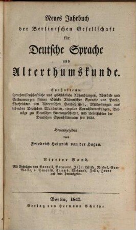 Germania. 4. 1841